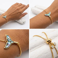 Whale Tail Blue Small